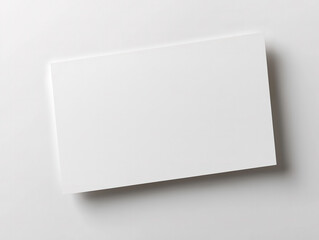 Realistic Vector Illustration of White Paper with Soft Shadows