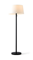 Obraz premium Tall slender floor lamp isolated on a white background