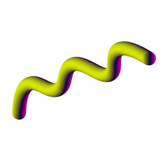 Abstract 3D Fluid Shapes