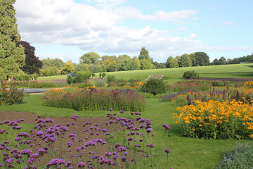 Audley End, Essex, United Kingdom, September 25 2015. Views from Audley End