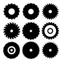 Collection of Various Saw Blade Icons