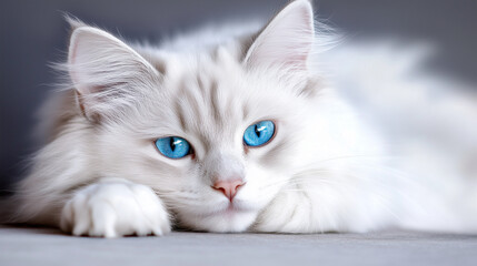 white persian cat