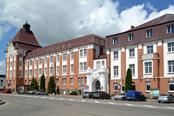 GUSEV, RUSSIA. Building of NPC 