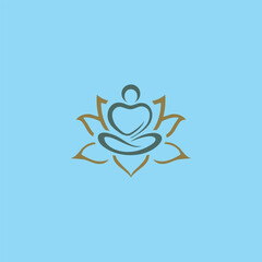 Creative simple leaf logo design