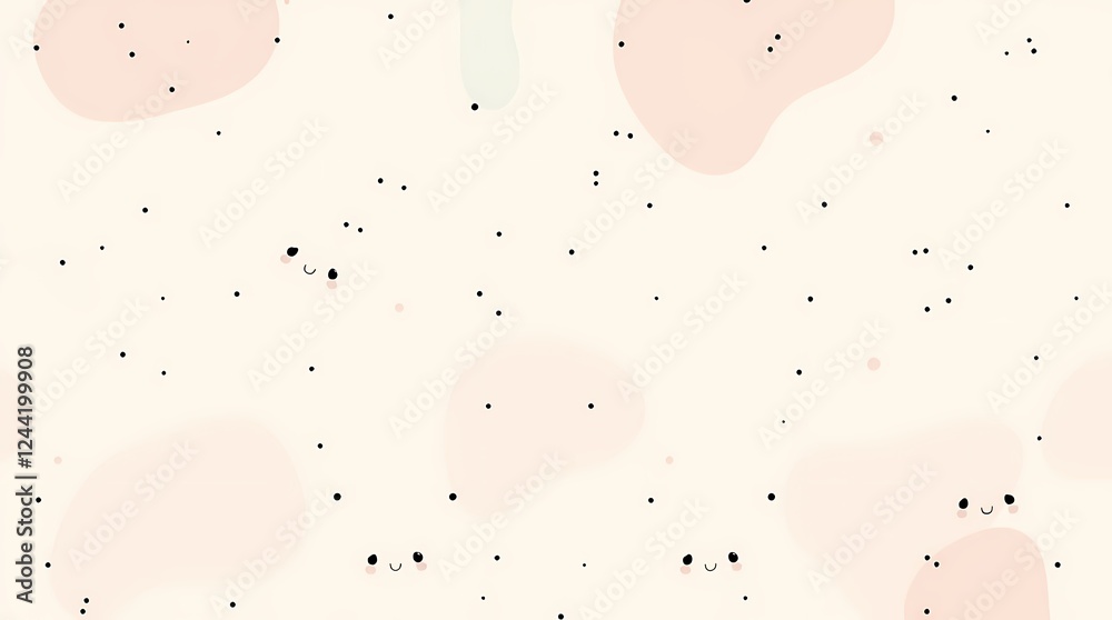 Poster soft abstract background with pastel colors and tiny specks creating a calm atmosphere in a minimali