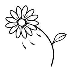 Vactor illustration of a flower