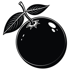  Vactor illustration of a blueberry