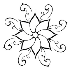 vector floral ornament