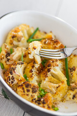 Easy Vegetarian Side Dish of Baked Cabbage