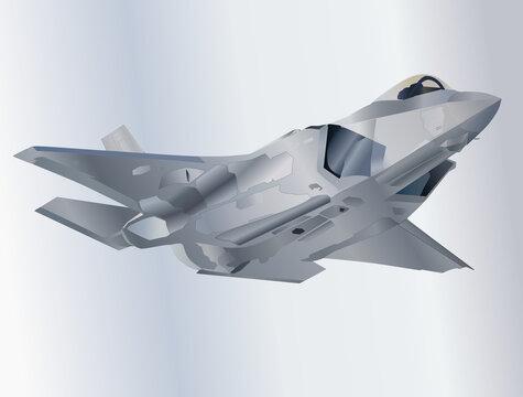 Jet fighter F35A Lightning II