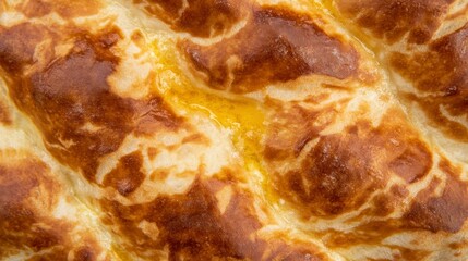 Closeup View of Deliciously Baked Pastry with Golden Crust and Buttery Texture