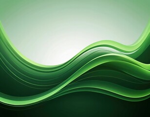 Green wavy lines  gratinate background
