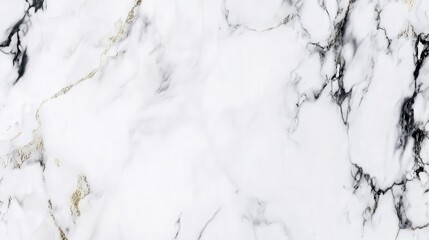 Obraz premium Stunning White Marble Texture with Gold Veins for Interior Design