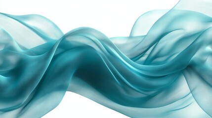 transparent veil jade color textile background