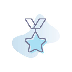 Medal vector icon