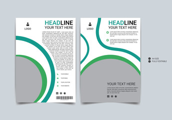 Professional multipurpose cover page design template