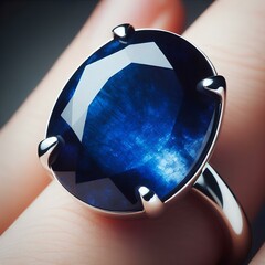 Precious gem ring
