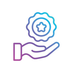Award vector icon