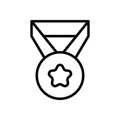 Medal vector icon
