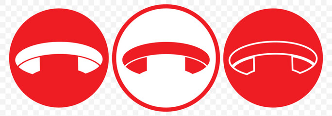 Call icon vector illustration. telephone sign and symbol. phone icon. contact us. Horizontal set for colorful Phone icon set. Telephone symbol. Eps 10.