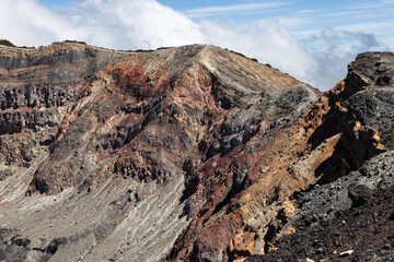 SANTA ANA VOLCANO MOUNTAIN LANDSCAPE WITH BLUE SKY, EL SALVADOR 