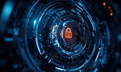 Cybersecurity: Digital Fortress, Data Protection, Network Security.