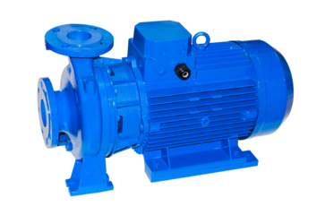 Surface centrifugal pump for pumping clean water , isolated