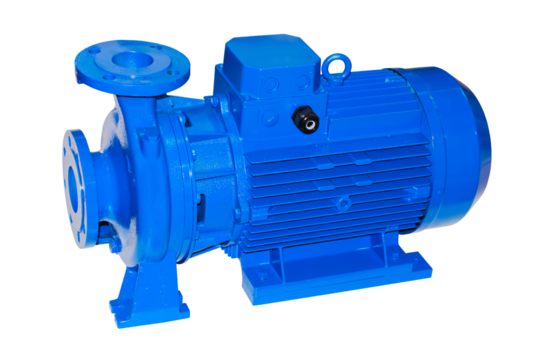 Surface centrifugal pump for pumping clean water , isolated