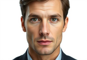 Fototapeta premium Male portrait with neutral expression