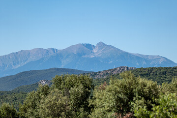 Fototapeta premium mountain landscape with trees