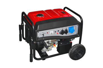 Small portable gasoline electric generator