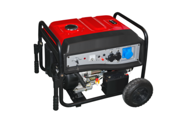Small portable gasoline electric generator