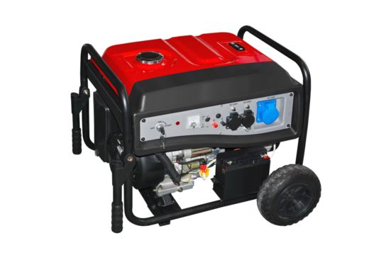 Small portable gasoline electric generator