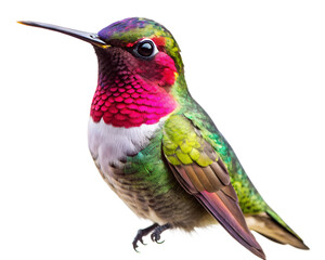Obraz premium hummingbird on white background