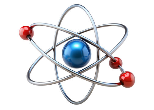 atom icon isolated on white background