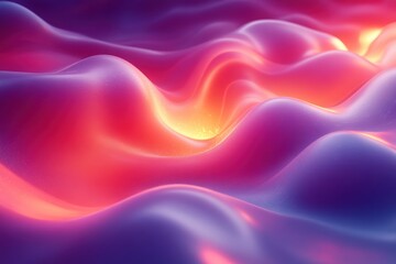 Obraz premium Abstract waves in vibrant colors create a mesmerizing visual effect.