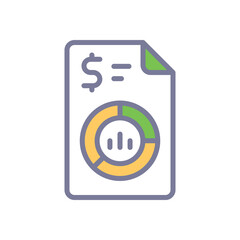 Business Report vector icon