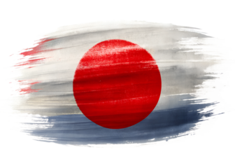 japan flag in the wind