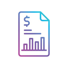Business Report vector icon