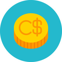 Canadian Dollar Icon
