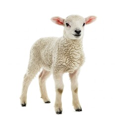 Fototapeta premium lamb isolated on white