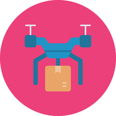 Drone Delivery Icon