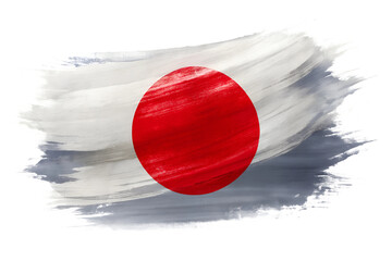 japanese flag in the wind