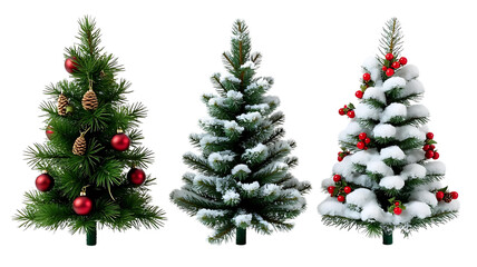 Fototapeta premium christmas tree and decorations