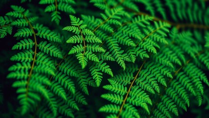 Obraz premium Close-up of a lush green Maidenhair Fern with detailed leaves providing a natural background wallpap