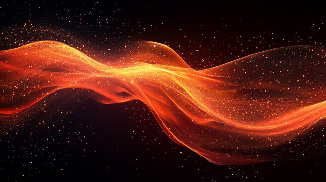 Flowing light and fire