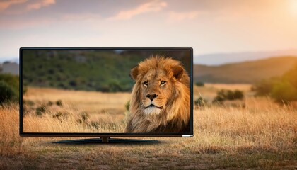 Epic Encounter Majestic Lions Close Call in the African Savannah, Caught on Screen for an Unforgettable Moment