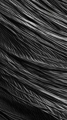 Obraz premium Mesmerizing Black and White Abstract Sand Patterns. A Detailed View of Nature's Intricate Design. Stunning Texture of the Desert