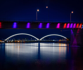 night in Novi Sad, Serbia