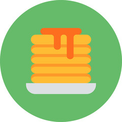 Fototapeta premium Pancakes Icon